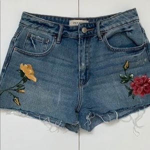 🔹2 for $12🔹 Embroidered Blue Jean Shorts